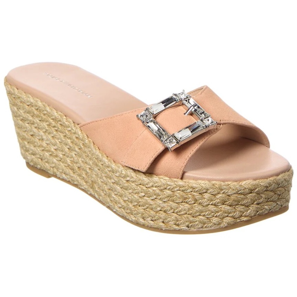 Stuart Weitzman
Women's Natural June 75 Wedge Slide Sandal Size 9